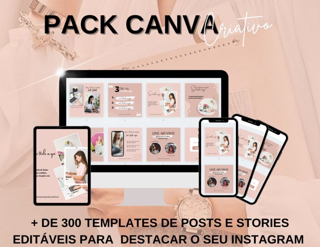 pack canva mulher empreendedora
